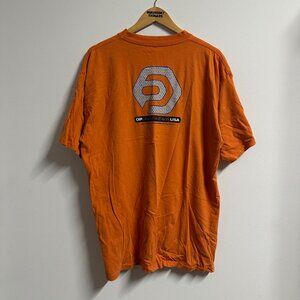 Vintage OP Ocean Pacific Surfing T-shirt Orange Men's Size XL Skating Y2K